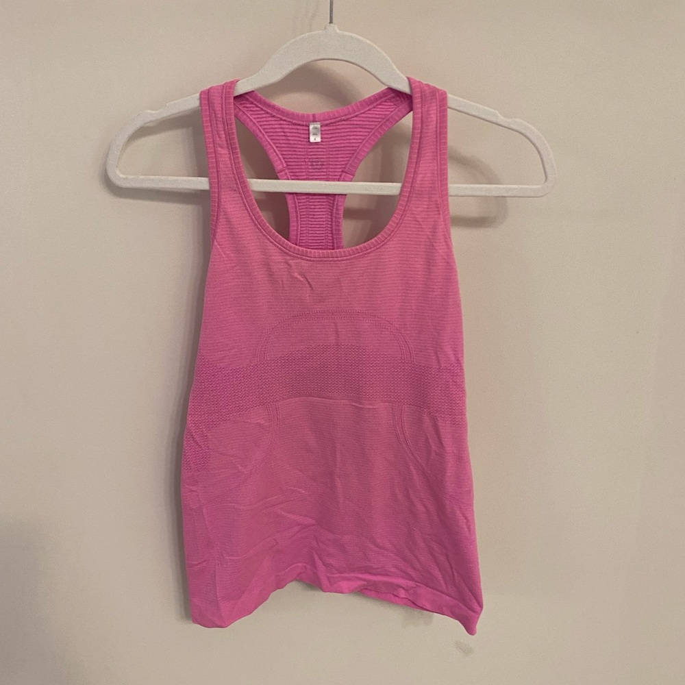 Hot pink lulu lemon tank top 💞